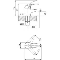 Смеситель Agua Leon-C011 (CV014929) - Картинка 4