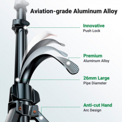 ������ UGREEN LP680 Selfie Stick Tripod with Bluetooth Remote Black (15609) - �������� 8