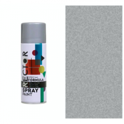 Аерозольна фарба для автомобіля RECTOR універсальна 9006 сріблястий, 400мл (000013233) - Картинка 2