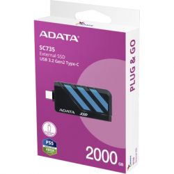 ����������� SSD USB 3.2 2TB SC735 ADATA (SC735-2000G-CCBK/BU) - �������� 6