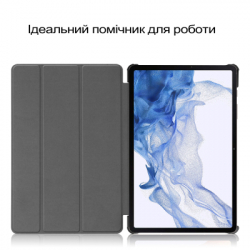 Чехол для планшета BeCover Smart Case Samsung Galaxy Tab S10 Lite SM-X400/406 10.9" Gray (713840) - Картинка 7