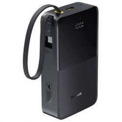 ������� ������������ Baseus EnerFill FC51 Bipow2 Pro 20000mAh 22,5W build-in cable USB-C black (E0027701)
