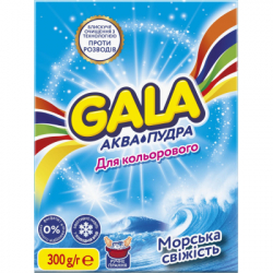 Пральний порошок Gala Аква-Пудра Морська свіжість для кольорової білизни 300 г (8006540512159) - Картинка 2