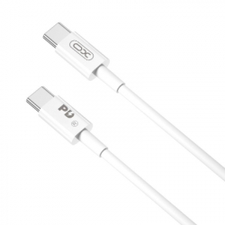 ���� ������ USB-C to USB-C 2.0m 100W white XO (CB-Q100-2CC)