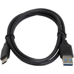 ���� ������ USB 3.0 AM to USB-C 1.0m black Patron (CAB-PN-USB3-TYPEC-1M)