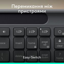 Клавіатура Logitech Slim Solar+ for Business Wireless/Bluetooth Graphite (920-013779) - Картинка 7