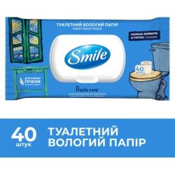Туалетний папір Smile Procto Care Вологий 40 аркушів (4823071666076) - Картинка 2
