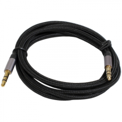 ������ ������������� 3.5mm M to 3.5mm M 1.2m black Patron (CAB-PN-MUL-J-J-12)