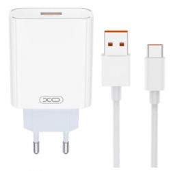   XO USB 120W + cable USB to USB-C white (XO-L128U)