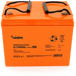 Батарея для ДБЖ Батарея до ДБЖ Merlion 12V-80Ah GEL (GL12800M6 GEL) - Картинка 2