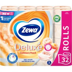 Туалетний папір Zewa Deluxe Персик 3 шари 32 рулони (7322542544631) - Картинка 2