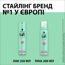 Пенка для волос Taft Volume 4 200 мл (3838824083704) - Картинка 7
