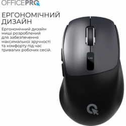 Мышка OfficePro M398B Wireless/Bluetooth Black (M398B) - Картинка 6