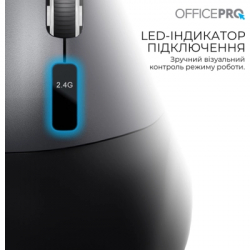 Мышка OfficePro M398B Wireless/Bluetooth Black (M398B) - Картинка 8