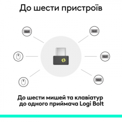 ������� Logitech BOLT Receiver USB-C - 2.4GHZ (L956-000157) - �������� 5