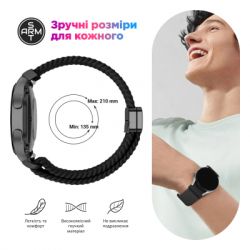 Ремінець до смарт-годинника Armorstandart Braided Solo Loop для Samsung Galaxy Watch 7 / FE / 6 / 6 Classic / 5 / 5 Pro / 4 / 4 Classic Ro (ARM86841) - Картинка 3