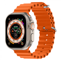 ������� �� �����-��������� Armorstandart Ocean Band ��� Apple Watch 42 (Series 11-10)/41/40/38 Orange (ARM81038) - �������� 2