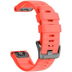 Ремінець до смарт-годинника Armorstandart Silicone для Garmin 26mm Coral Red (ARM87729) - Картинка 3