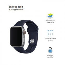 ������� ��� �����-����� Armorstandart Sport Band (3 Straps) ��� Apple Watch 49/46/45/44/42 (Series 1-3) Dark Blue (ARM49070) - �������� 2