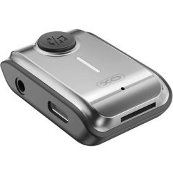 FM ��������� XO BCC15 Bluetooth V5.3 AUX 3.5 ��/Type-C/TF Grey (BCC15.tarnish) - �������� 2