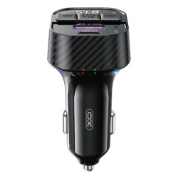 FM ��������� XO BCC17 Car Charger Smart Bluetooth Dual Port PD 30W ������ (BCC17.black) - �������� 3