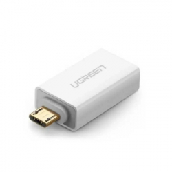  OTG USB 2.0 AF to Micro 5P US195 white UGREEN (30529)