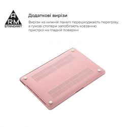 ����� ��� �������� Armorstandart 13.6" MacBook Air M4/M3/M2 (A3240/A3113/A2681) Pink Matte Shell (ARM80471) - �������� 4