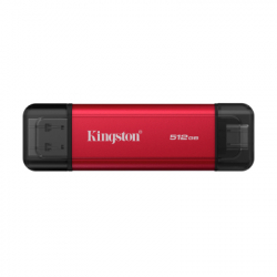 KINGSTON SSD   512GB Dual USB-A/C Porta ble SSD, Up to 1050MB/s USB 3.2 Gen 2 SPSD/512GB