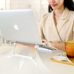 Подставка для ноутбука Ugreen LP230 Foldable Desktop Laptop Stand Silver (80348) - Картинка 8
