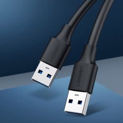 ���� ������ USB 2.0 AM/AM 1.0m black Ugreen (10309) - �������� 10