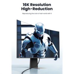 Кабель мультимедийный DisplayPort M to DisplayPort M 2.0m 16K DP118 black Ugreen (15384) - Картинка 5