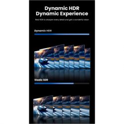 Кабель мультимедийный DisplayPort M to DisplayPort M 2.0m 16K DP118 black Ugreen (15384) - Картинка 6