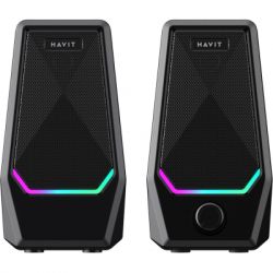 Акустична система Havit SK768 USB RGB Black (6939119042585) - Картинка 2