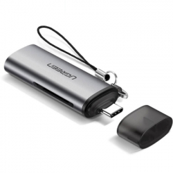 �������� ����-���� UGREEN USB Type-C 3.1 to TF/SD CM184 Gray (50704)