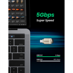   - UGREEN USB-C to TF 3.0 CM331 Light Golden (80124) -  5