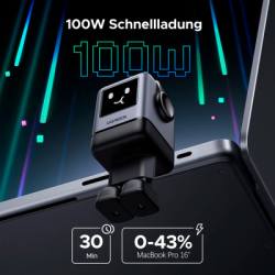 �������� ������� Ugreen 1xUSB + 3xUSB-C GaN 100W Robot X688 gray (45515B) - �������� 2