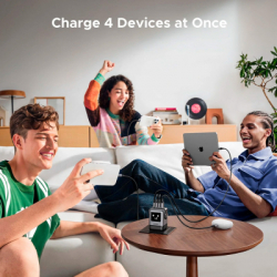 �������� ������� Ugreen 1xUSB + 3xUSB-C GaN 100W Robot X688 gray (45515B) - �������� 4