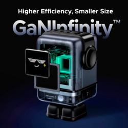 �������� ������� Ugreen 1xUSB + 3xUSB-C GaN 100W Robot X688 gray (45515B) - �������� 8