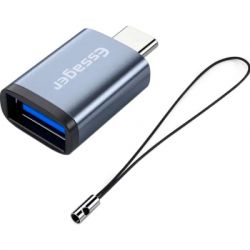 ���������� OTG USB 3.0 AF to USB-C M gray Essager (EZJAC-SRA0G)