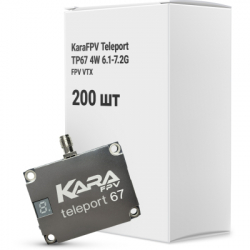 ��������������� (VTX) KaraFPV Teleport67 4W 6.1-7.2G �������� 200 ��. (TX6704B)