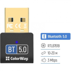 USB Bluetooth адаптер ColorWay Bluetooth BT 5.0 - Картинка 6