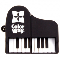   USB 32Gb ColorWay "Piano", Black, USB 3.0 (CW-USBPO32)