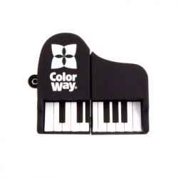   USB 64Gb ColorWay "Piano", Black, USB 3.0 (CW-USBPO64)