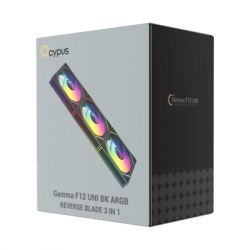 Кулер до корпусу OCYPUS GAMMA F12 UNI BK ARG (GAMMA-F12-BK3AM01U-GL) - Картинка 6