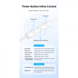 ��������� Vention Echo Lite 3.5mm In-Ear Wired White (GBAWAV) - �������� 10