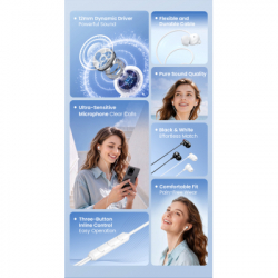 ��������� Vention Echo Lite 3.5mm In-Ear Wired White (GBAWAV) - �������� 4