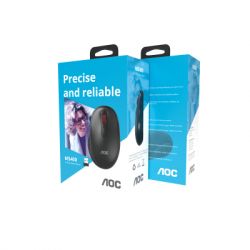 Мышка AOC MS400B Wireless Black (MS400B/LA) - Картинка 12