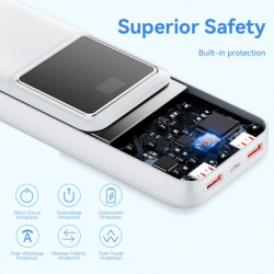 Батарея універсальна Vention 20000 mAh 22.5W Black LED Display Type (FHLB0) - Картинка 8