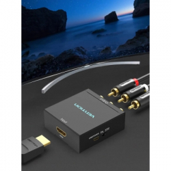 Конвертор HDMI to RCA Metal Type black Vention (AEEB0) - Картинка 10