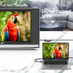 Конвертор HDMI to RCA Metal Type black Vention (AEEB0) - Картинка 3